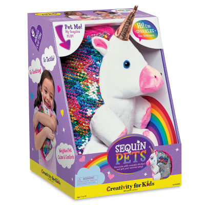 Creativity for Kids Sequin Pets - Front of Unicorn package
