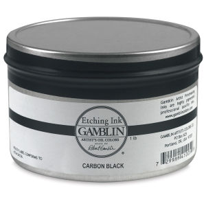 Gamblin Etching Ink - Carbon Black, 1 lb