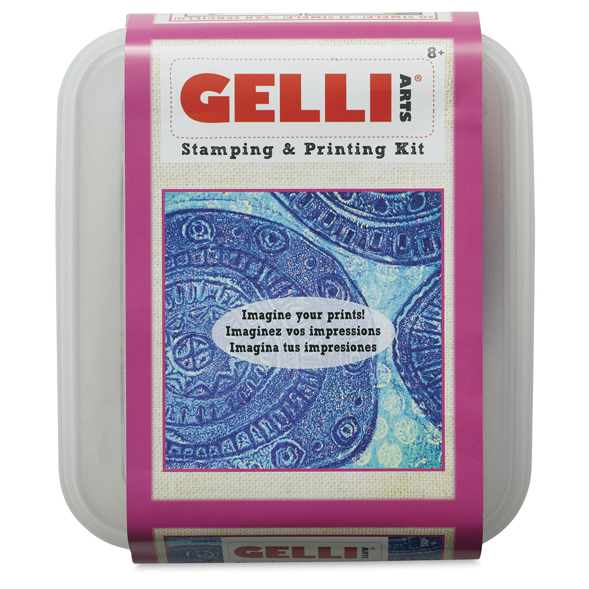 Gelli Arts® Printing with DIY & Found Textures ! 