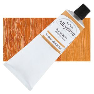 CAS AlkydPro Fast-Drying Alkyd Oil Color - Scarlet Ochre, 120 ml tube
