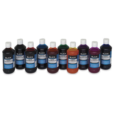 Blick Liquid Watercolors - Set of 10, Assorted Colors, 8 oz, Bottles