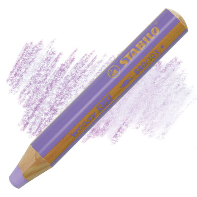 Stabilo Woody 3 in 1 Pencil - Pastel Lilac swatch and pencil