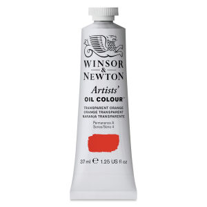 Winsor & Newton Artists' Oil Color - Transparent Orange, 37 ml tube