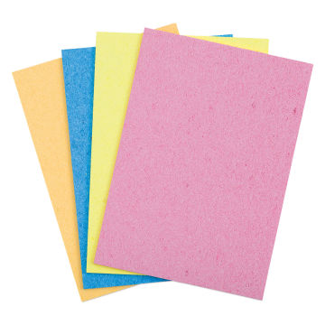 Hygloss Sponge Ums - Set of 4 sheets shown in fan
