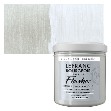 Lefranc & Bourgeois | Flashe Vinyl Paint 125ml Jar Iridescent Pearl White
