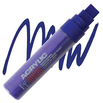 Open in modal - Montana Acrylic Marker - 15 mm Tip, Shock Lilac marker and swatch