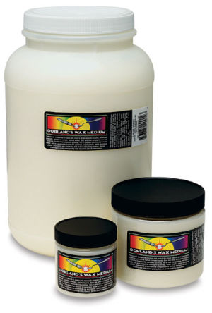 Dorland's Wax Medium - Assorted size jars shown