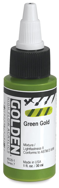 Global Colours Metallic Gold - Professional High Flow Acrylic