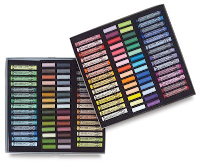 Rembrandt Soft Pastel Set - Set of 120, Assorted Colors, 60 Full Sticks ...