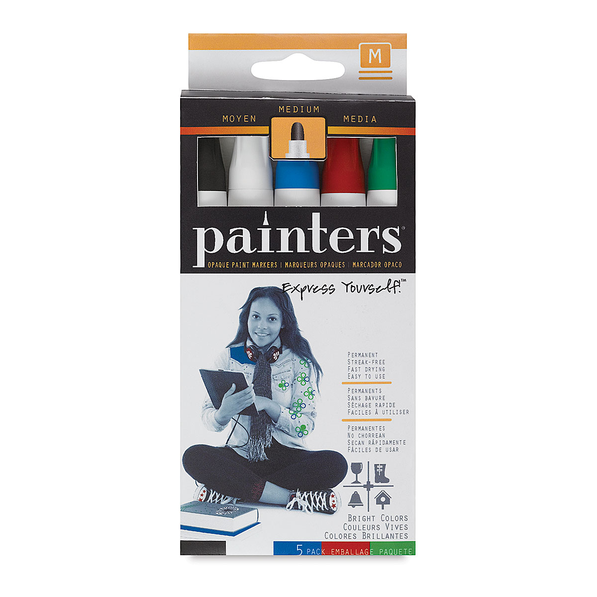 Elmer's Painters Paint Marker - Navy Blue, Medium Point