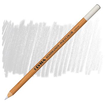 Open in modal - Lyra Rembrandt Polycolor Premium Oil-Based Colored Pencil - Light Gray pencil and swatch