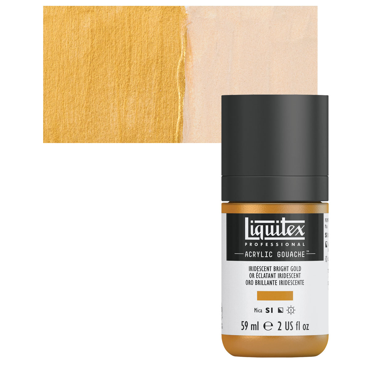 Liquitex Professional Acrylic Gouache 59Ml-Iridescent Bright Gold