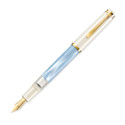 Pelikan M200 Fountain Pen - Pastel Blue, Broad nib