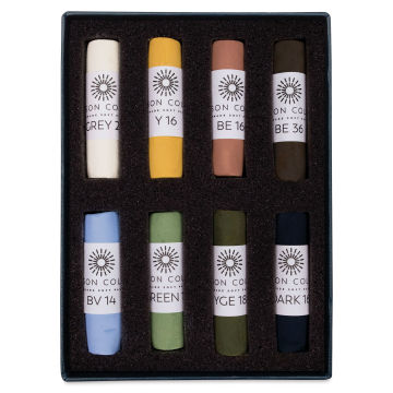 Unison Handmade Pastels - Landscape Colors, Set of 8 (set contents)
