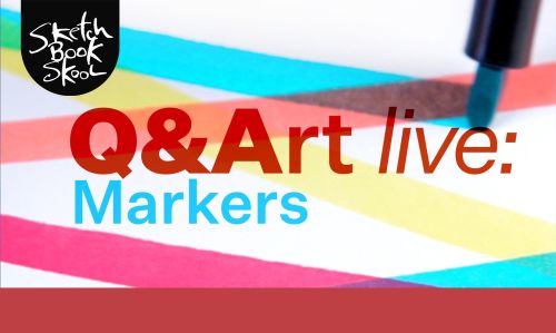 Sketchbook Skool Presents: Watercolor Markers Live Q&A with Winsor & Newton  - Bundles