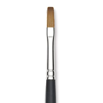 Open in modal - Blick Masterstroke Finest Red Sable Brush - Flat, Size 5, Long Handle close-up