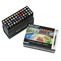 Blick Studio Double-Ended Alcohol Art Markers - Assorted Colors, Set of 48