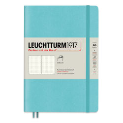 Leuchtturm1917 Dotted Softcover Notebook - Aquamarine, 5-3/4" x 8-1/4"