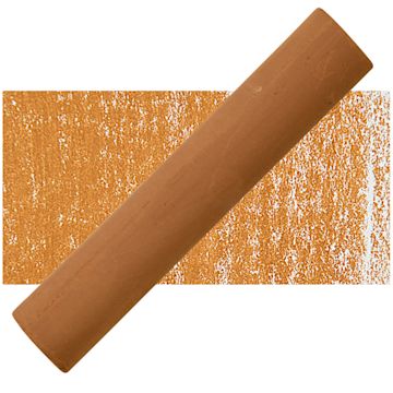 Open in modal - Blockx Soft Pastel - Raw Sienna 402 pastel and swatch