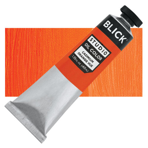 Blick Artists' Acrylic - Cadmium Orange, 2 oz tube