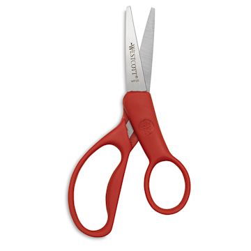 Open in modal - Westcott Kids Value Scissors - Pointed tip scissors shown upright