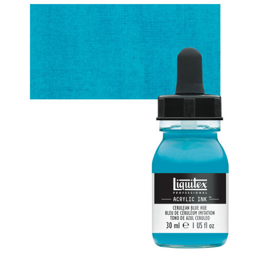 Liquitex Professional Acrylic Ink - 30 mL, Cerulean Blue Hue