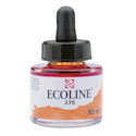 Ecoline Liquid Watercolor with Dropper - Light Orange, jar