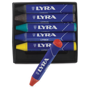 Lyra Lyrax Wax-Giant Crayons, Set of 6