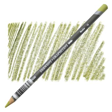 Open in modal - Derwent Graphitint Pencil - Meadow pencil and swatch