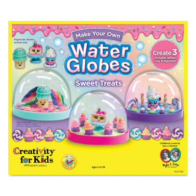 Faber-Castell Creativity for Kids Make Your Own Water Globes Kit - Sweet Treats (front of packaging)