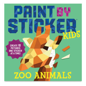 Paint By Sticker Kids: Zoo Animals (book cover)