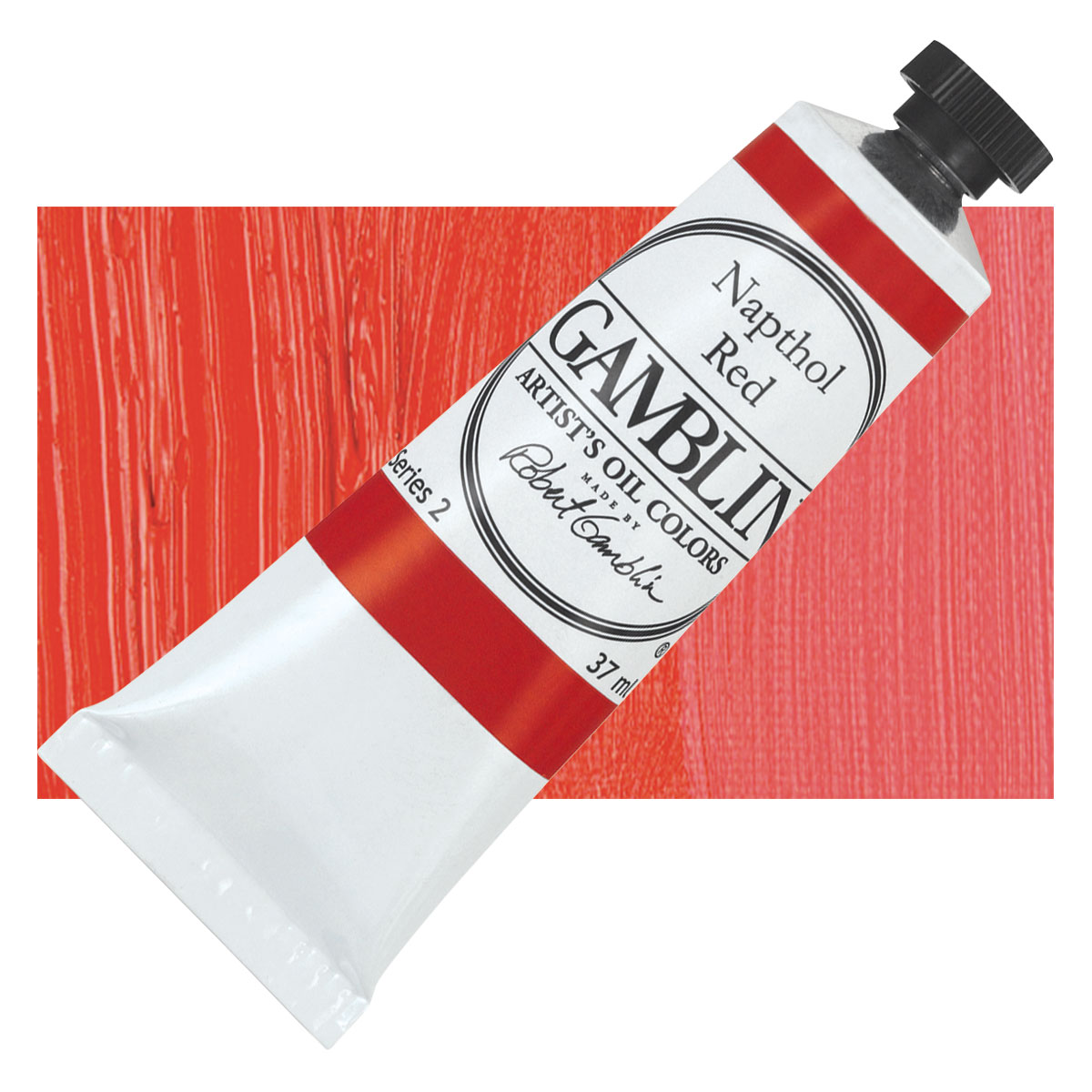 Gamblin Artist's Oil Color - Naphthol Red, 37 ml Tube