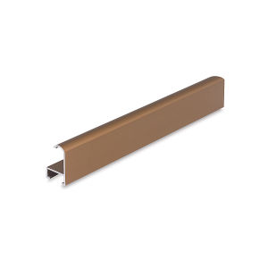 Nielsen Metal Frame Section Style 15 - 06" x 19/32", Frosted Umber