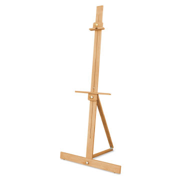 Blick Single Mast Studio Easel - Right angled view of assembled easel