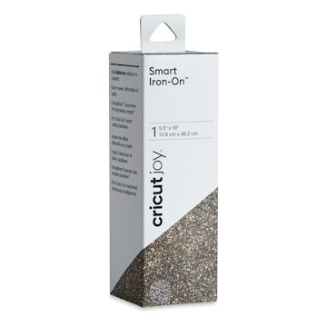 Open in modal - Cricut Joy Smart Iron-On - Glitter Multi-Colored, 5-1/2" x 19", Roll (In packaging)