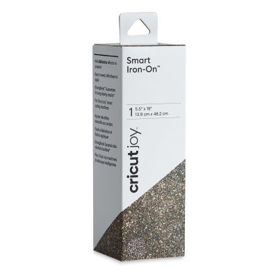 Cricut Joy Smart Iron-On - Glitter Multi-Colored, 5-1/2" x 19", Roll (In packaging)