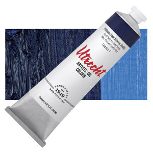 Utrecht Artists' Oil Paint - Phthalo Blue Green Shade, 150 ml, Tube with Swatch