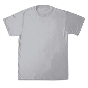 First Quality 50/50 T-Shirts, Adult Sizes - Gray X-Large