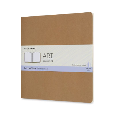 Moleskine Sketch Album - Kraft, Square, 7-1/2" x 7-1/2", front view