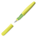Pelikan Twist Fountain Pen - Neon Yellow, Medium Tip