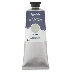 Cranfield Traditional Relief Ink - Silver, 75 ml