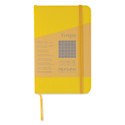 Fabriano EcoQua Plus Stitch-Bound Notebook - Yellow, 3-1/2