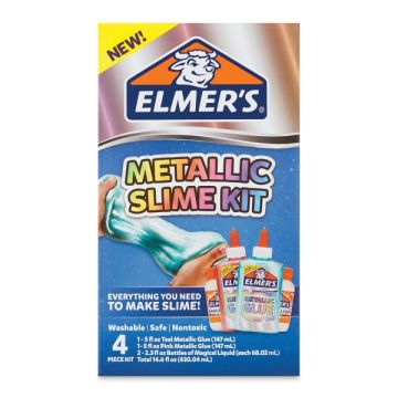 Elmer's Metallic Slime Kit - Front of Package