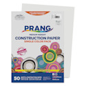 Prang Medium Weight Construction Paper - 9" x 12", White, Pkg of 50 Sheets