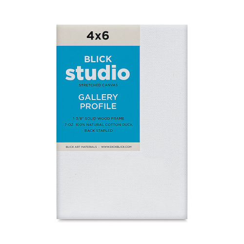 Blick Studio Cotton Canvas - 4'' x 6'', 1-3/8'' Gallery Profile