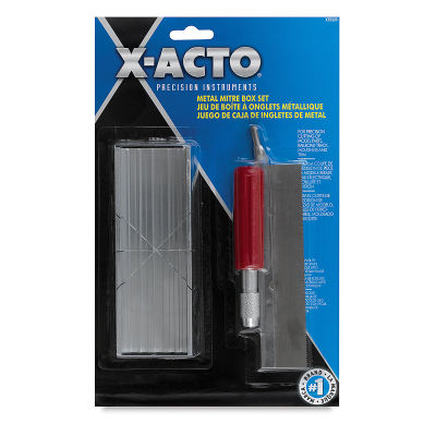 X-Acto Small Mitre Box Set - Front of package showing components of set