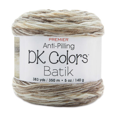 Premier Yarn Anti-Pilling DK Colors Batik Yarn - Sandcastle (side view with label)
