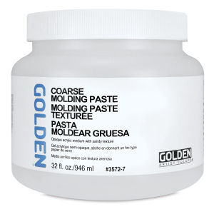 Golden Molding Paste Medium - Coarse, 32 oz jar