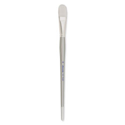 Silver Brush Silverwhite Synthetic Brush - Filbert, Long Handle, Size 12