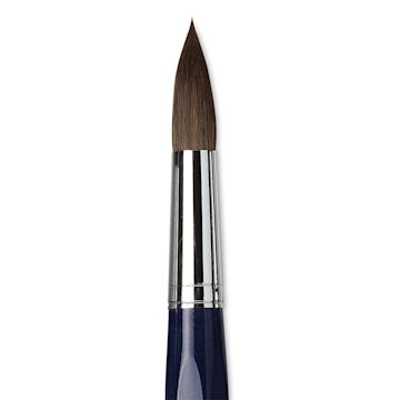 Open in modal - Da Vinci Cosmotop Sable Mix B Brush - Round, Short Handle, Size 30 close up